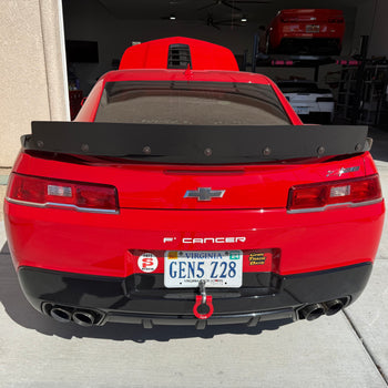2014–2015 Camaro Z/28 Style Factory Height Wicker Bill – 1" Taller